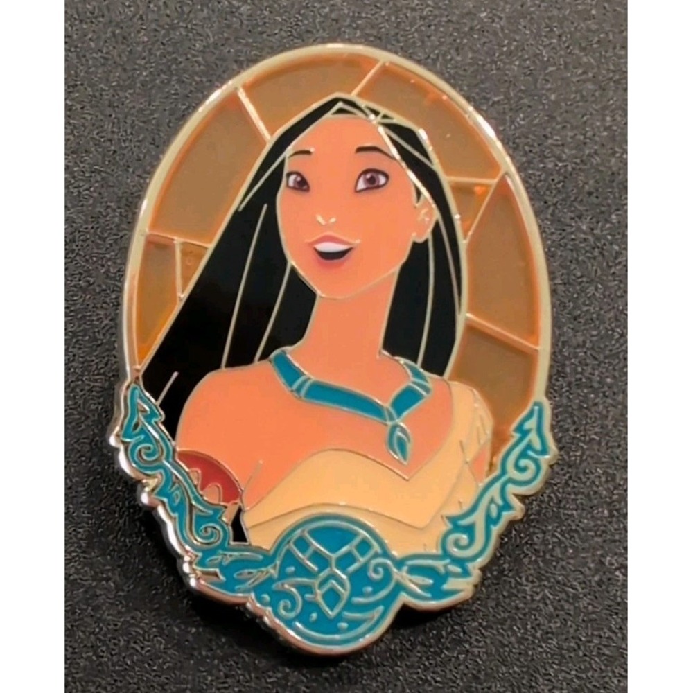 Loungefly Disney Princess Stained Glass Portrait Blind Box Pin Pocahontas New